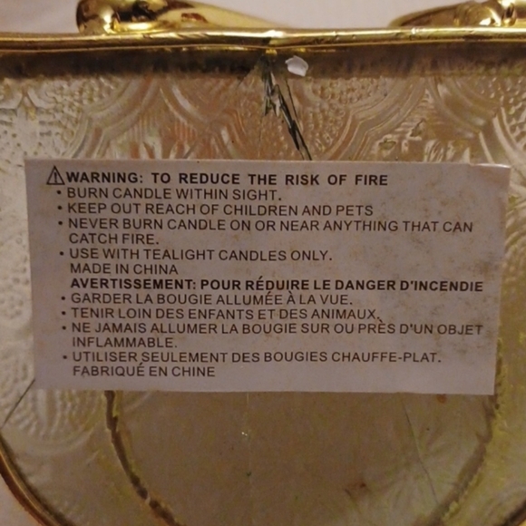 4/$40 Stained Glass Snowman Tea Light Holder (in Box) - Picture 4 of 6